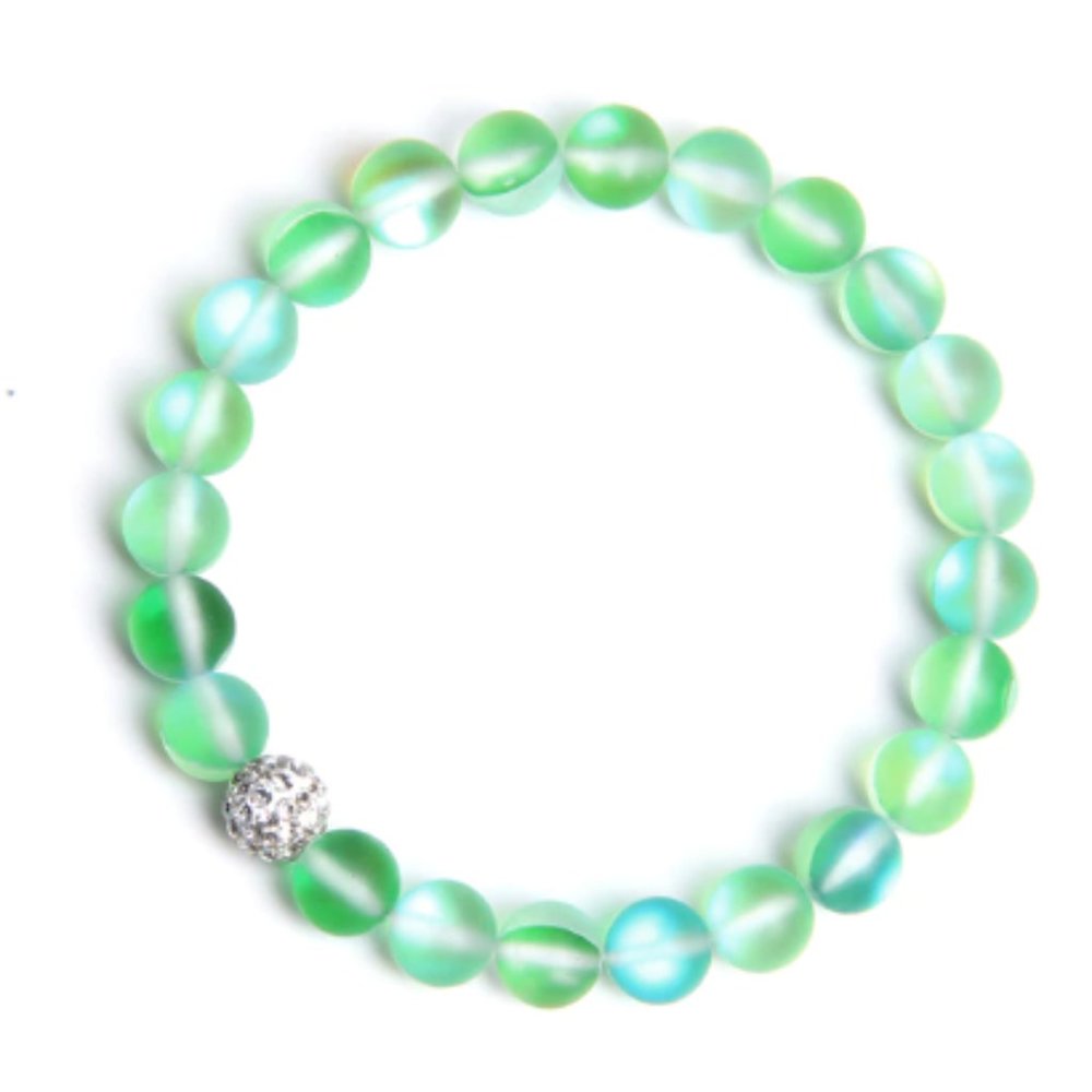 Green Moonstone Bracelet